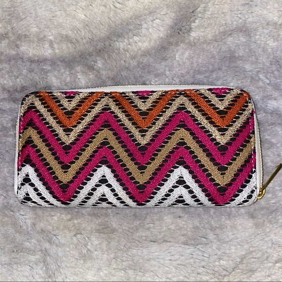 Multicolor Chevron Wallet - Picture 2 of 4